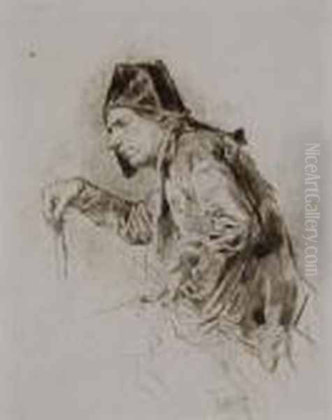 Caballero Con Sombrero Y Baston - view 1