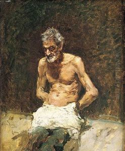 Viejo Al Sol by Mariano Jose Maria Bernardo Fortuny y Carbo