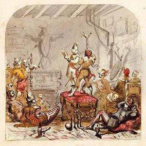 Escena Teatral by Mariano Jose Maria Bernardo Fortuny y Carbo