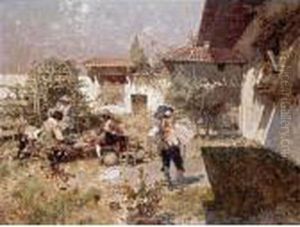 Jugadores De Naipes (the Card Players) by Mariano Jose Maria Bernardo Fortuny y Carbo
