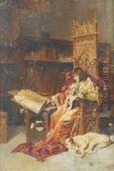 Nobiluomo Seduto Che
Legge - view 1