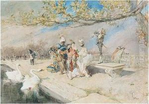 Comedia Del Arte by Mariano Jose Maria Bernardo Fortuny y Carbo