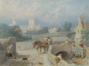 Dunfermline Abbey by Myles Birket Foster