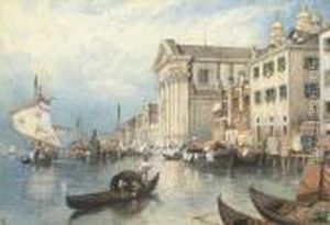 The Church Of Santa Maria Del Rosario ,venice by Myles Birket Foster
