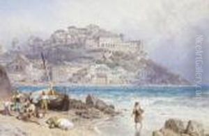 Bordighera, Italy by Myles Birket Foster