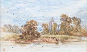 Bolton Abbey by Myles Birket Foster