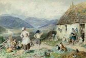 Near Ballater by Myles Birket Foster