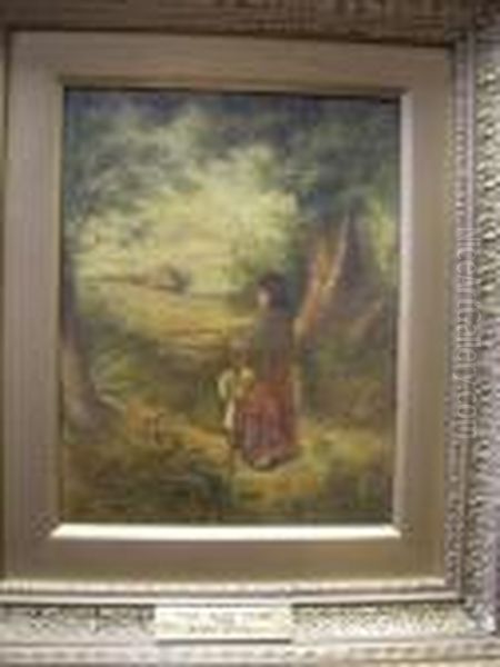 Rural Scene With Agirl - view 1