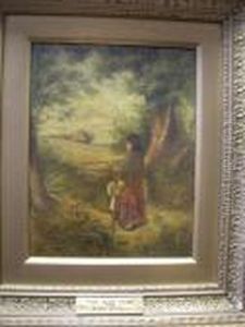 Rural Scene With Agirl Rural Scene With Agirl