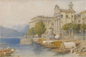 Isolabella, Lake Maggiore by Myles Birket Foster