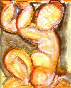 Rose Caryatid Audace by Amedeo Modigliani