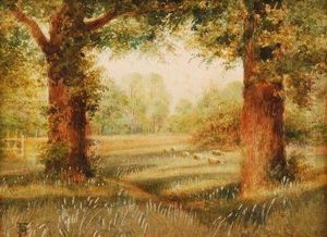 Foster. Watercolour by Myles Birket Foster