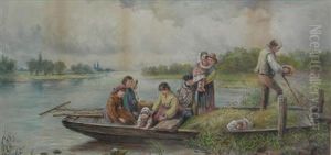 The Family Outing by Myles Birket Foster