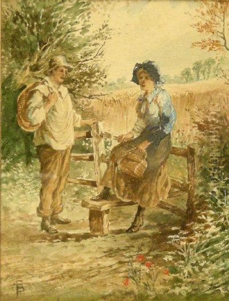 Conversation At The Stile - view 1