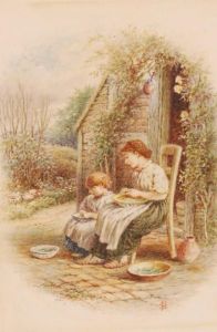 The Gleaners by Myles Birket Foster