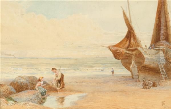 Children Playing In A Rock - view 1
