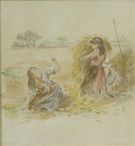 Haymakers by Myles Birket Foster