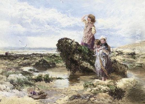 Children On A Beach - view 1