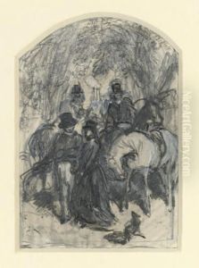After The Ride by Myles Birket Foster