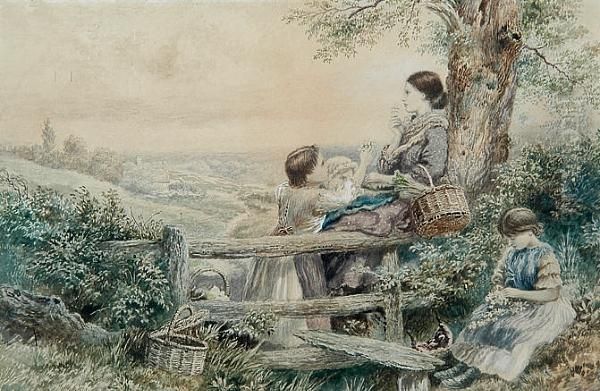 Girls By A Stile - view 1