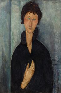 Woman with Blue Eyes by Amedeo Modigliani