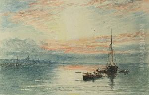 The Estuary, Chichester by Myles Birket Foster