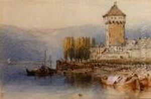 On The Italian Lakes by Myles Birket Foster