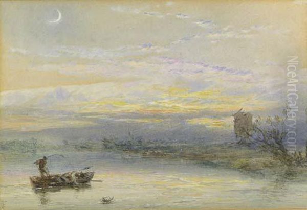 Evening On The Broads - view 1