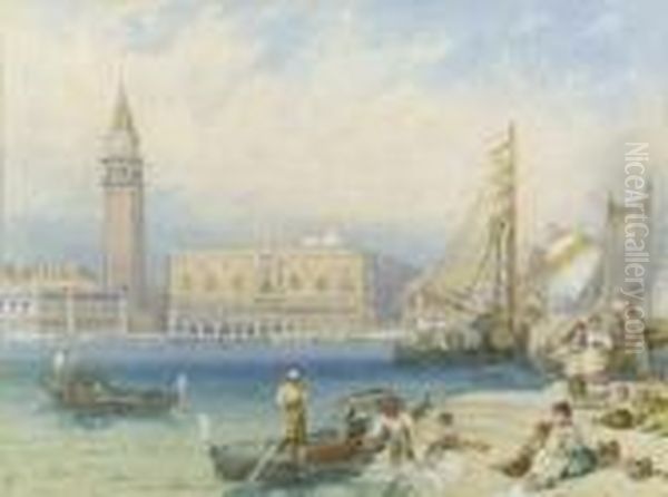 St Mark's And The Ducal Palace
From San Giorgio; And San Giorgiofrom The Ducal Palace, Venice - view 1