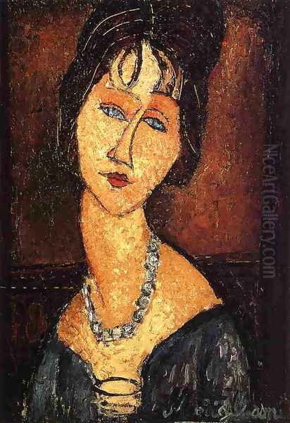 Jeanne Hebuterne with Necklace - view 1