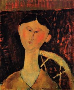 Portrait Of Beatrice Hastings by Amedeo Modigliani