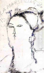 Madame Othon Friesz, La Marseillaise by Amedeo Modigliani