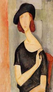Jeanne Hebuterne in a Hat by Amedeo Modigliani