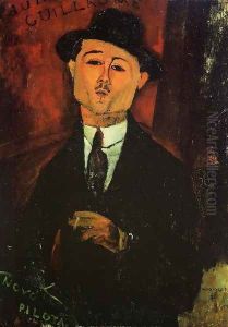 Portrait of Paul Guillaume - Novo Pilota by Amedeo Modigliani