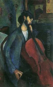 The Cellist I by Amedeo Modigliani