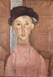 Young Girl in Beret by Amedeo Modigliani