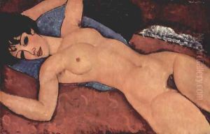 Lying act by Amedeo Modigliani