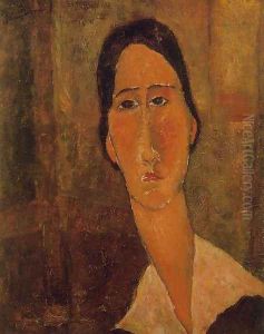 Jeanne Hebuterne with White Collar