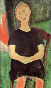 Seated Young Woman I by Amedeo Modigliani