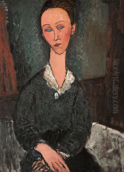 Portrait of a Woman with a White Collar - view 1