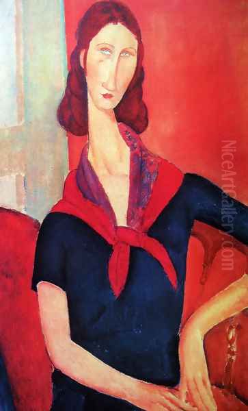 Jeanne Hebuterne in a Scarf 2 - view 1