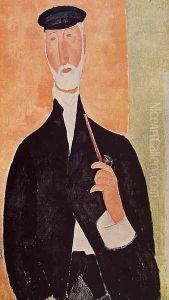 Man with a Pipe (aka The Man from Nice) by Amedeo Modigliani