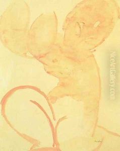 Karyatie in Rosa by Amedeo Modigliani