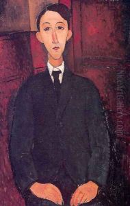 Portrait of a man by Amedeo Modigliani