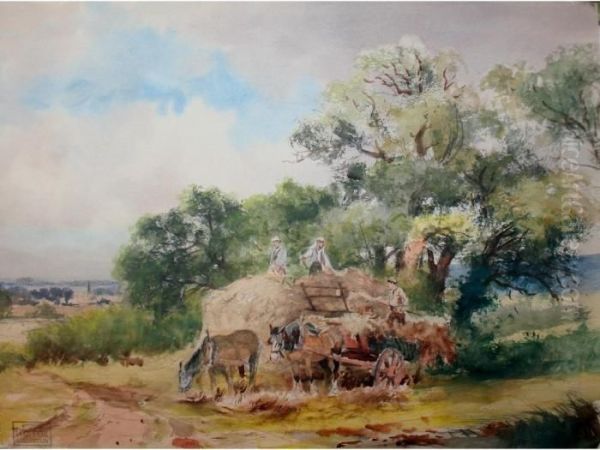 Loading The Haycart - view 1