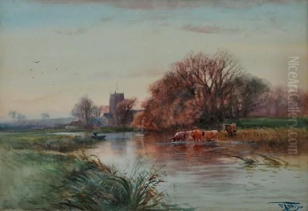 Watering Cows - view 1
