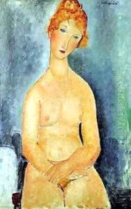 Seated Nude 2 by Amedeo Modigliani
