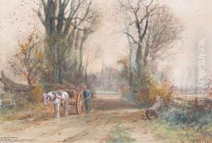 Pastoral Scenes In Autumn by Henry Charles Fox
