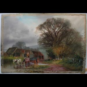 View Near Godalming, Surrey by Henry Charles Fox
