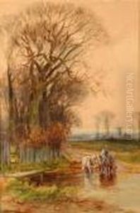 Plough Team Watering At The
Ford by Henry Charles Fox